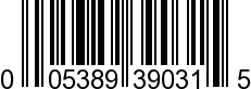 UPC-A <b>005389390312 / 0 05389 39031 2