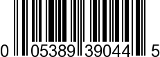 UPC-A <b>005389390440 / 0 05389 39044 0