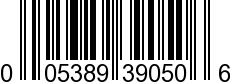 UPC-A <b>005389390502 / 0 05389 39050 2