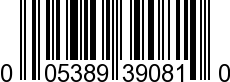 UPC-A <b>005389390819 / 0 05389 39081 9