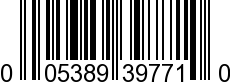 UPC-A <b>005389397712 / 0 05389 39771 2