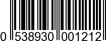 EAN-13: 053893000121 / 0 053893 000121