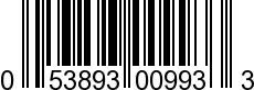 UPC-A <b>053893009933 / 0 53893 00993 3