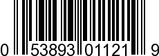 UPC-A <b>053893011219 / 0 53893 01121 9