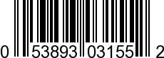 UPC-A <b>053893031552 / 0 53893 03155 2