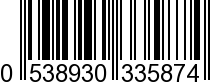 EAN-13: 053893033587 / 0 053893 033587