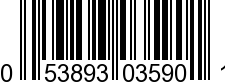 UPC-A <b>053893035901 / 0 53893 03590 1