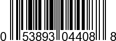 UPC-A <b>053893044088 / 0 53893 04408 8