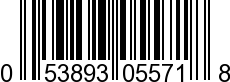 UPC-A <b>053893055718 / 0 53893 05571 8