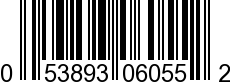 UPC-A <b>053893060552 / 0 53893 06055 2