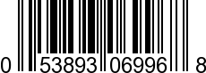 UPC-A <b>053893069968 / 0 53893 06996 8