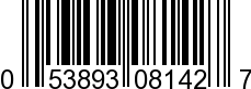 UPC-A <b>053893081427 / 0 53893 08142 7