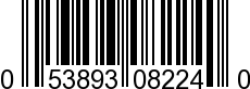 UPC-A <b>053893082240 / 0 53893 08224 0