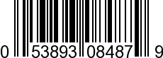 UPC-A <b>053893084879 / 0 53893 08487 9