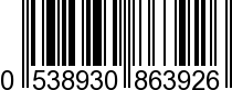 EAN-13: 053893086392 / 0 053893 086392