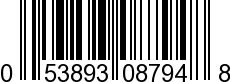 UPC-A <b>053893087948 / 0 53893 08794 8