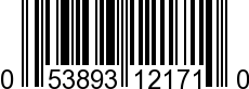 UPC-A <b>053893121710 / 0 53893 12171 0