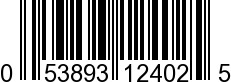 UPC-A <b>053893124025 / 0 53893 12402 5