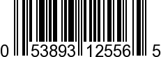 UPC-A <b>053893125565 / 0 53893 12556 5