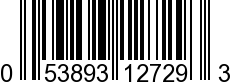 UPC-A <b>053893127293 / 0 53893 12729 3