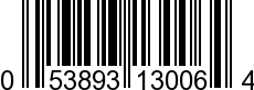 UPC-A <b>053893130064 / 0 53893 13006 4