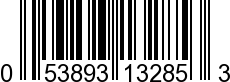 UPC-A <b>053893132853 / 0 53893 13285 3