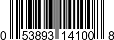 UPC-A <b>053893141008 / 0 53893 14100 8