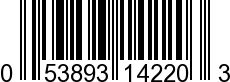 UPC-A <b>053893142203 / 0 53893 14220 3