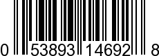 UPC-A <b>053893146928 / 0 53893 14692 8