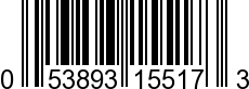 UPC-A <b>053893155173 / 0 53893 15517 3