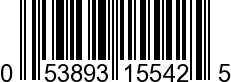 UPC-A <b>053893155425 / 0 53893 15542 5