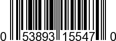 UPC-A <b>053893155470 / 0 53893 15547 0