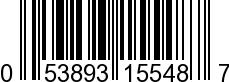 UPC-A <b>053893155487 / 0 53893 15548 7