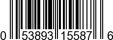 UPC-A <b>053893155876 / 0 53893 15587 6