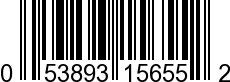 UPC-A <b>053893156552 / 0 53893 15655 2