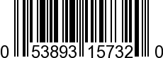 UPC-A <b>053893157320 / 0 53893 15732 0