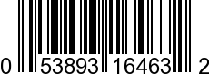 UPC-A <b>053893164632 / 0 53893 16463 2