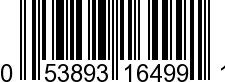 UPC-A <b>053893164991 / 0 53893 16499 1