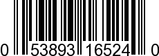 UPC-A <b>053893165240 / 0 53893 16524 0