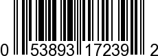 UPC-A <b>053893172392 / 0 53893 17239 2