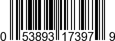 UPC-A <b>053893173979 / 0 53893 17397 9