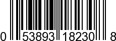 UPC-A <b>053893182308 / 0 53893 18230 8