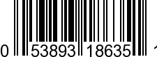 UPC-A <b>053893186351 / 0 53893 18635 1