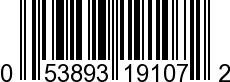 UPC-A <b>053893191072 / 0 53893 19107 2