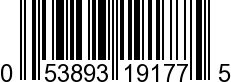 UPC-A <b>053893191775 / 0 53893 19177 5