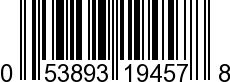 UPC-A <b>053893194578 / 0 53893 19457 8