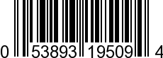 UPC-A <b>053893195094 / 0 53893 19509 4