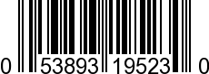 UPC-A <b>053893195230 / 0 53893 19523 0