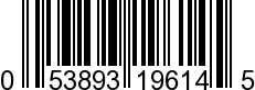 UPC-A <b>053893196145 / 0 53893 19614 5