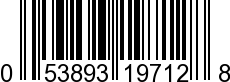 UPC-A <b>053893197128 / 0 53893 19712 8